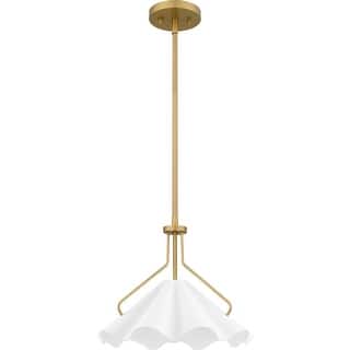 Aged Brass One Light Pendant from the Quoizel Pendant Collection