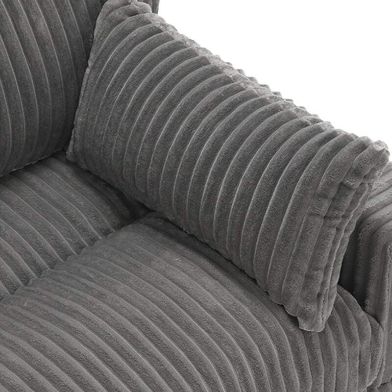 Plush Faux Fur Accent Sofa Chair