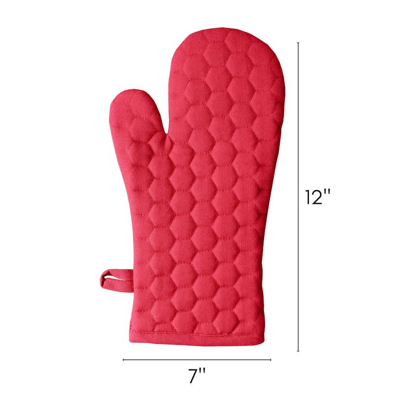 Fabstyles Fouta Cotton Oven Mitt Set of 2