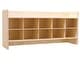 preview thumbnail 3 of 1, Contender Wall-Mount Birch Plywood Coat Locker with 5 Hooks and Storage - 46.75