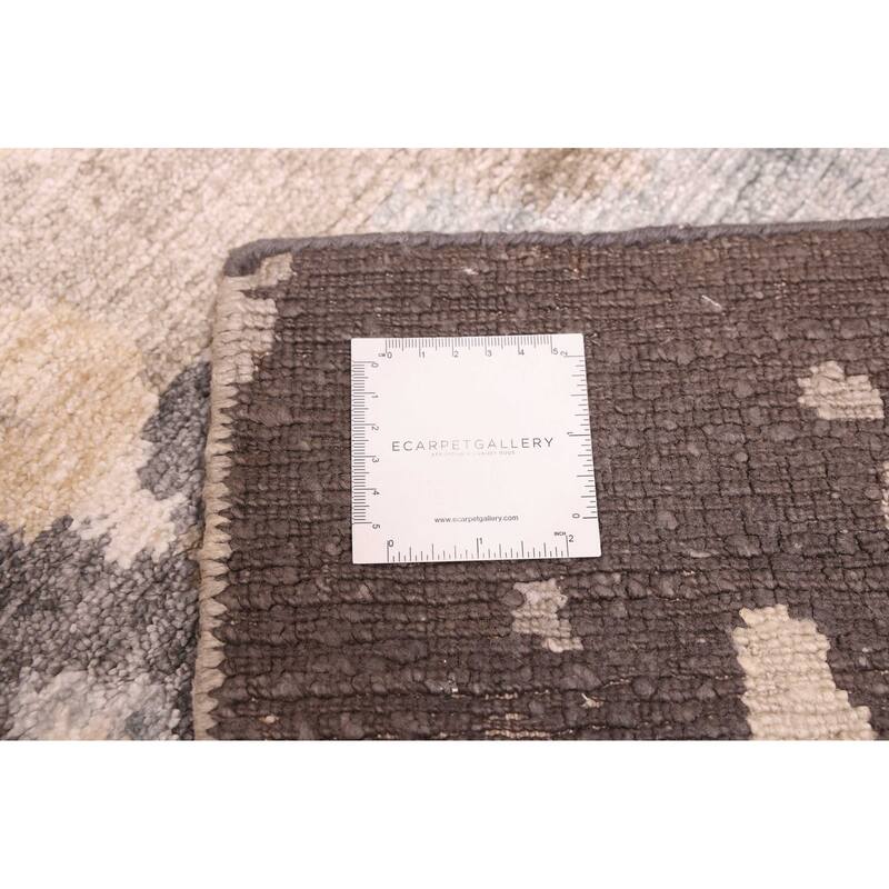 ECARPETGALLERY Hand-knotted Legacy Dark Grey Silk Rug - 6'7 x 10'3