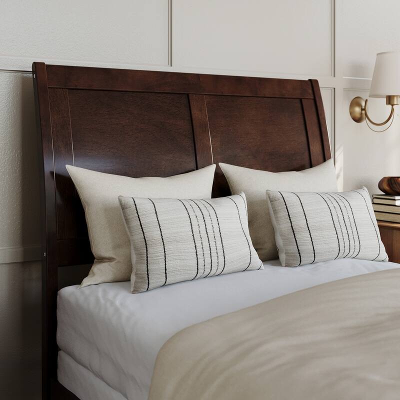 AFI Portland Solid Wood Platform Bed with Matching Footboard and Storage Drawers