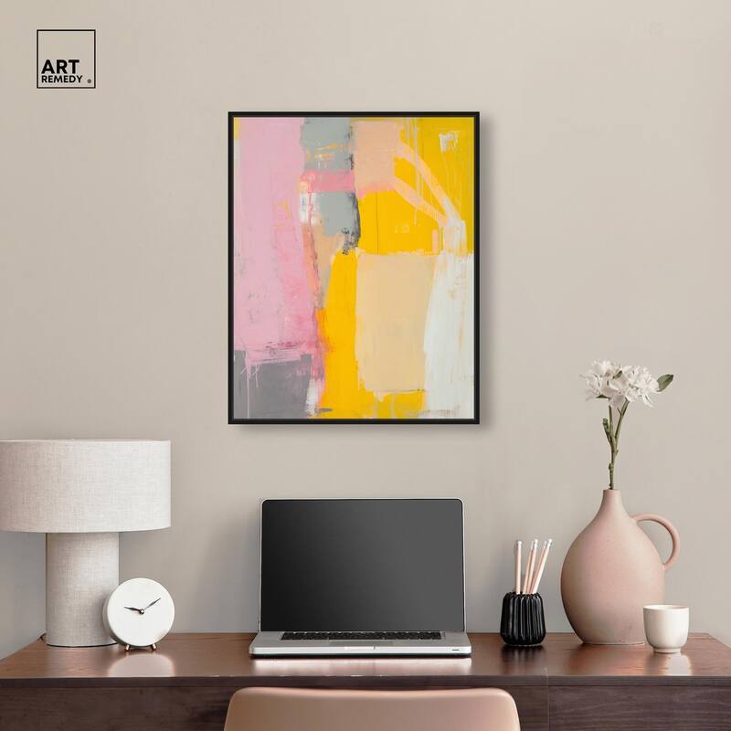 Tangerine Blush I Canvas by Art Remedy