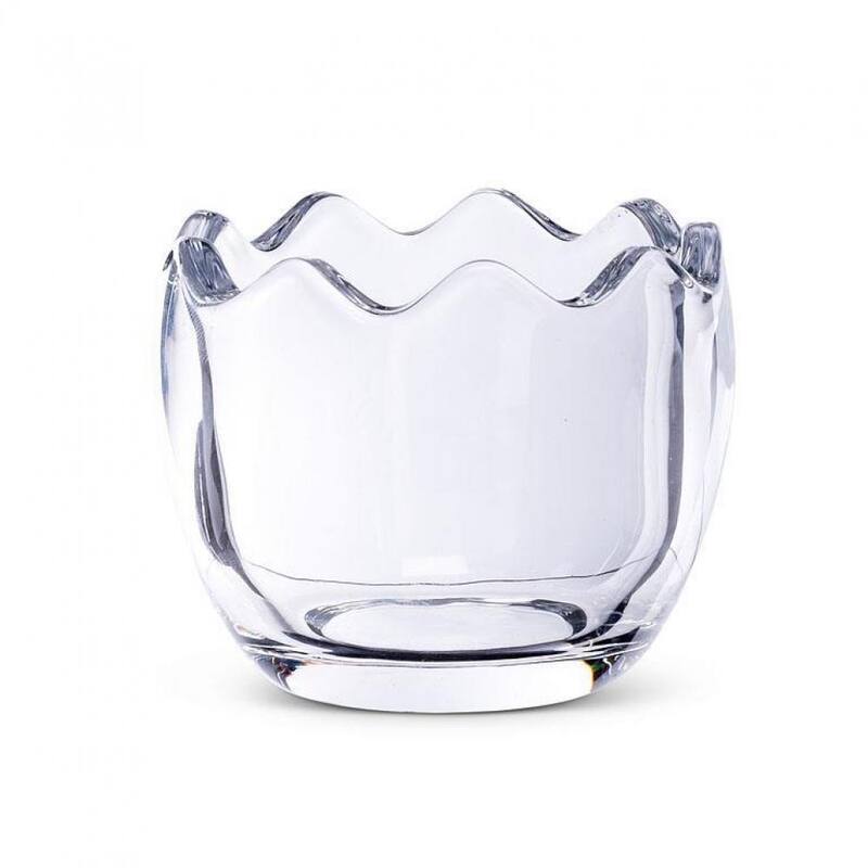 Cracked Egg Shaped Tea Lite Candle Holder
