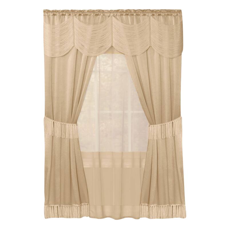 Achim Halley 6 Piece Window Curtain Set