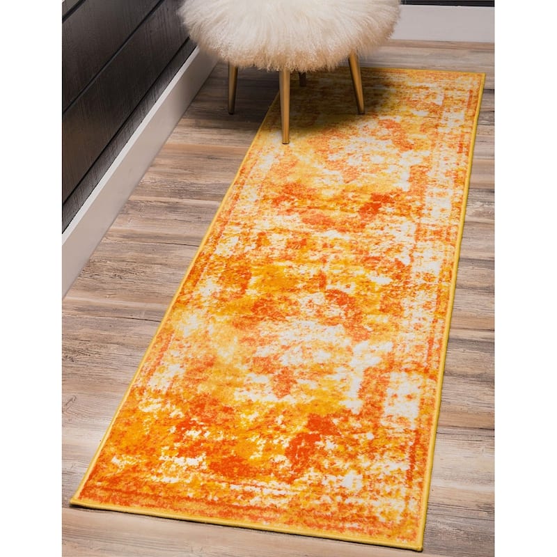 Transitional Fredo Collection Area Rug - 9'x12' - Orange