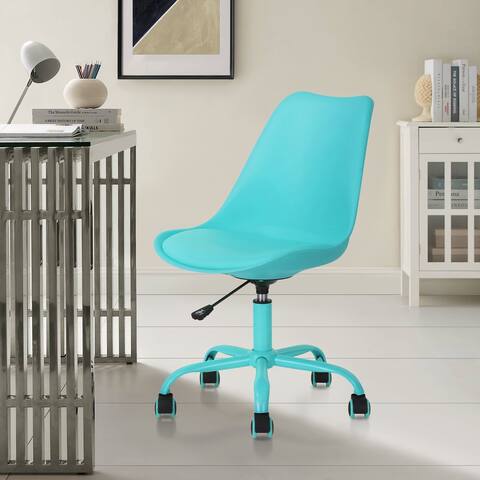 Porch & Den Stringer Mid-Century Modern Minimalist Task Chair with 360 Degree Swivel - N/A