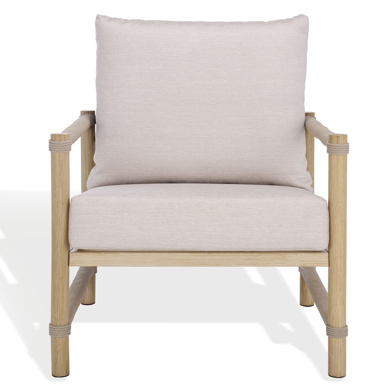 SAFAVIEH COUTURE Dorianna Aluminum Patio Chair - 30"W x 34"D x 34"H