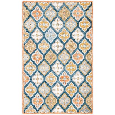 SAFAVIEH Handmade Suzani Shireen Bohemian & Eclectic Wool Rug