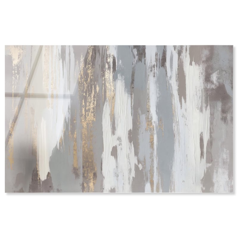 Flooding Gold II Acrylic by Art Remedy, Ready to Hang - 45" x 30"