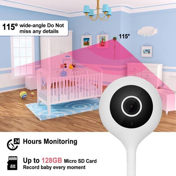 Shop Wireless Wifi Baby Temperature Monitor 2 Way Audio Ir