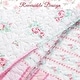 preview thumbnail 7 of 5, Cozy Line Tiffany Pink Garden Floral Reversible Bedding Quilt Set