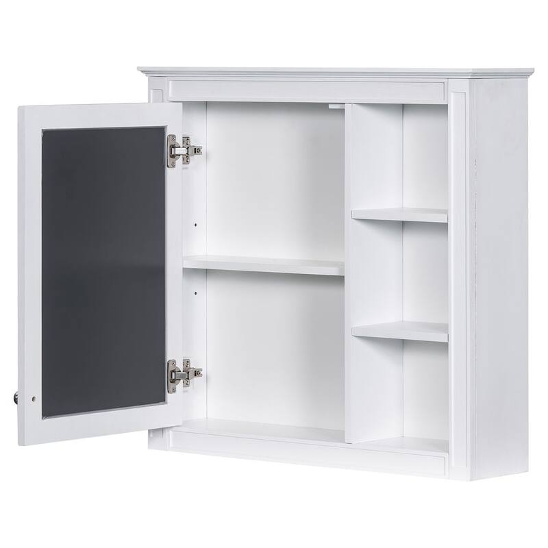 30" Modern Bathroom Vanity with Top Sink and 2 Drawers and a Tip-out Drawer