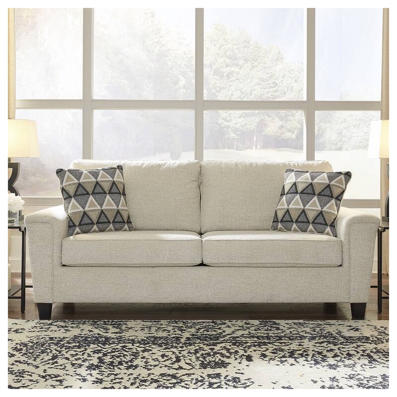 Signature Design by Ashley Abinger Sofa - 89" W x 38" D x 39" H - Natural