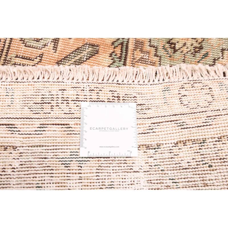 ECARPETGALLERY Hand-knotted Antalya Vintage Brown Wool Rug - 9'1 x 12'6