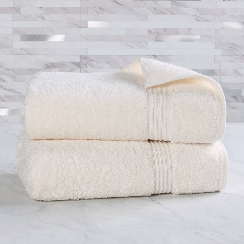Superior Heritage Egyptian Cotton Absorbent Bath Sheet Set of 2