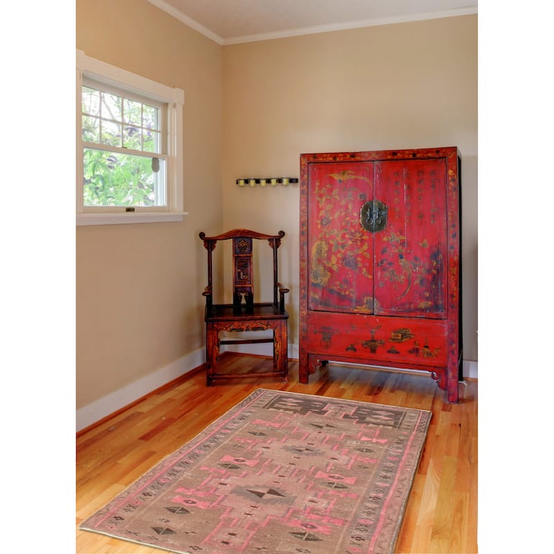 ECARPETGALLERY Hand-knotted Konya Anatolian Brown Wool Rug - 3'5 x 6'5