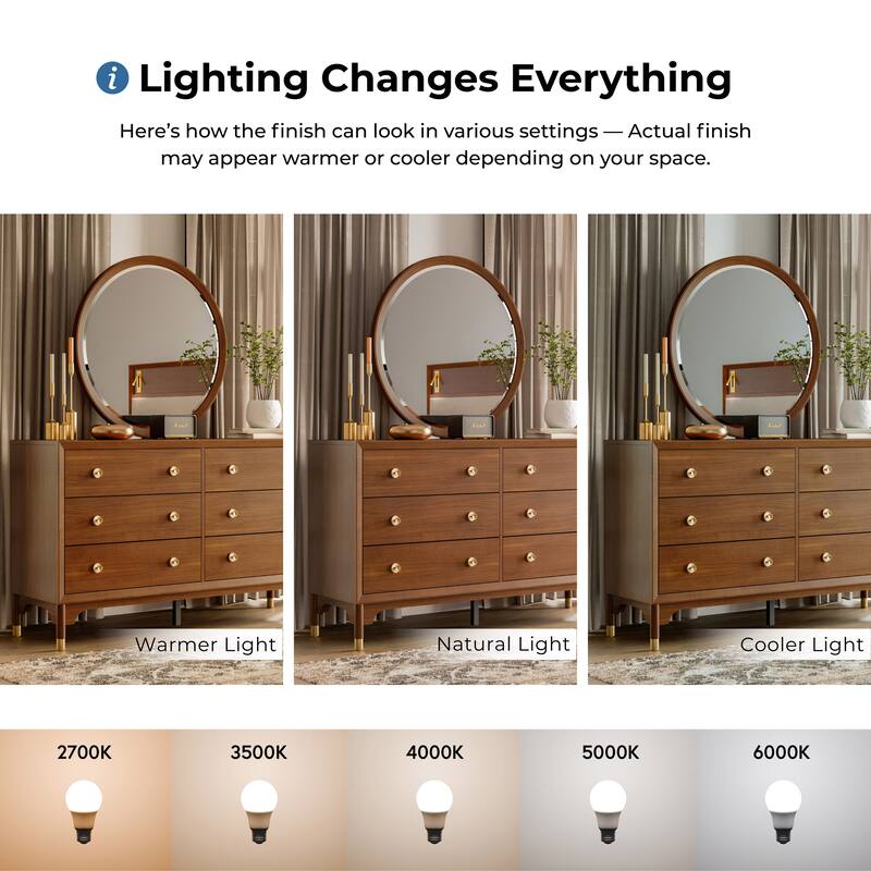 Furniture of America Forma Mid-Century Modern 2-piece Walnut Solid Wood Dresser and Mirror Set