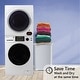 preview thumbnail 13 of 14, Equator Digital Touch Apartment 110V Set 18lbs Washer+Vented 3.5cf Sensor Dryer