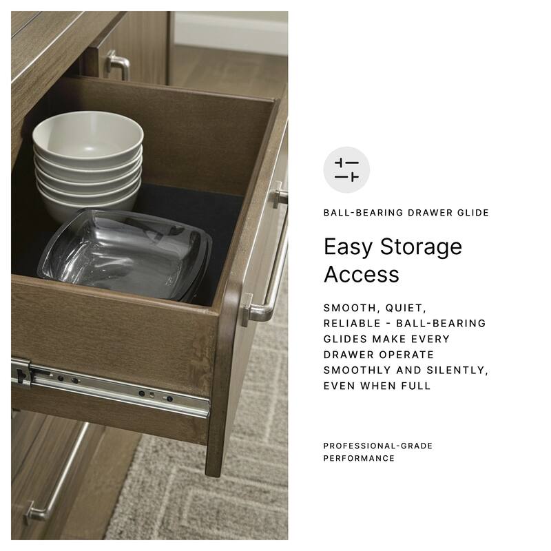 Signature Design by Ashley Cadmori Beige/White Dresser and Mirror