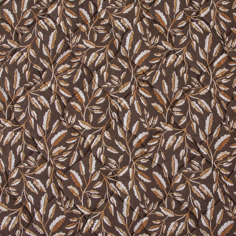HiEnd Accents Woodstock Floral Ogee Reversible Quilt Set, 3PC