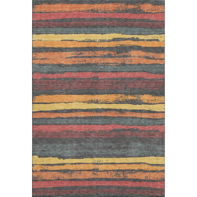Premium Washable Super Soft Stripe Mayfield Rug