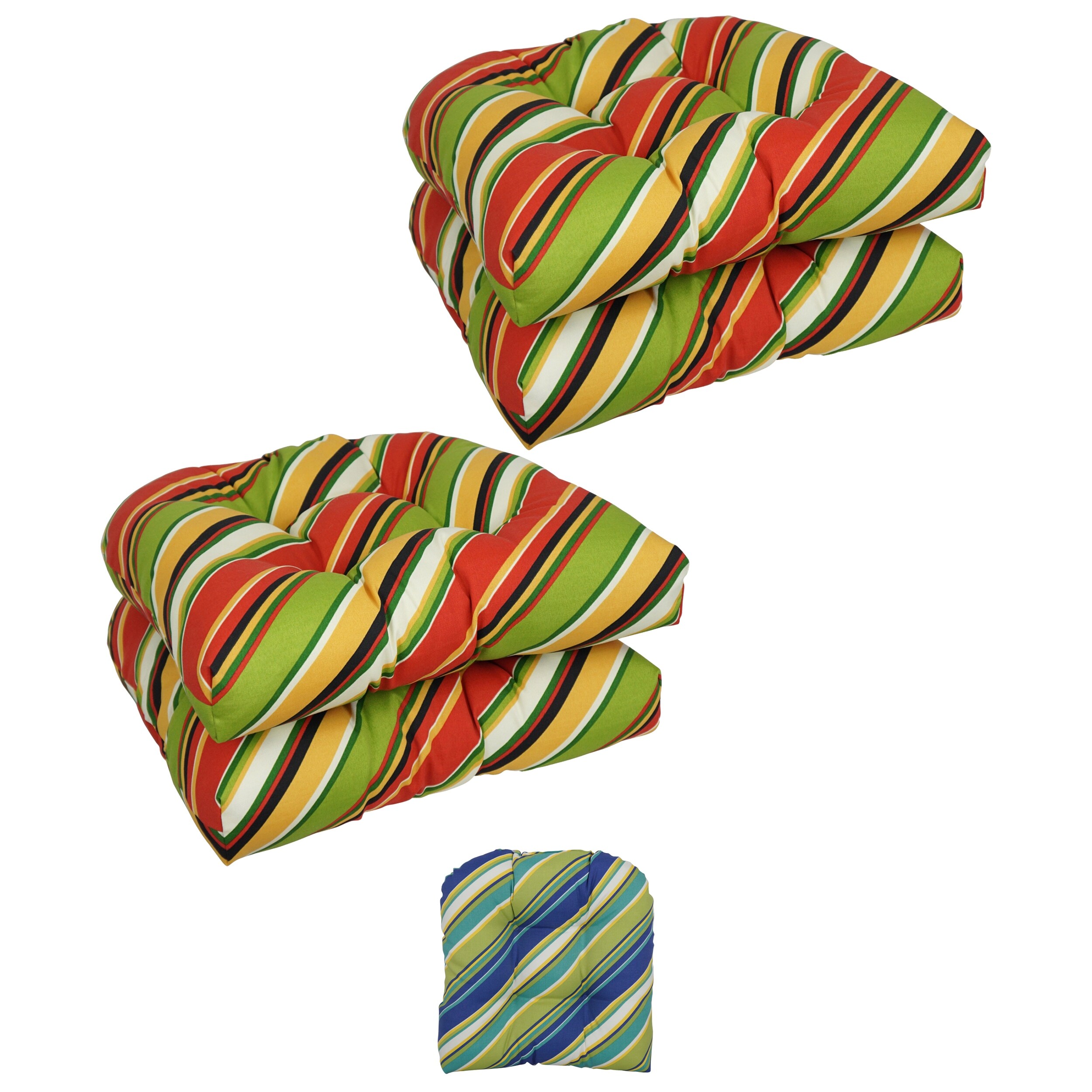 19-inch U-Shaped Dining Chair Cushions (Set of 4) Overstock