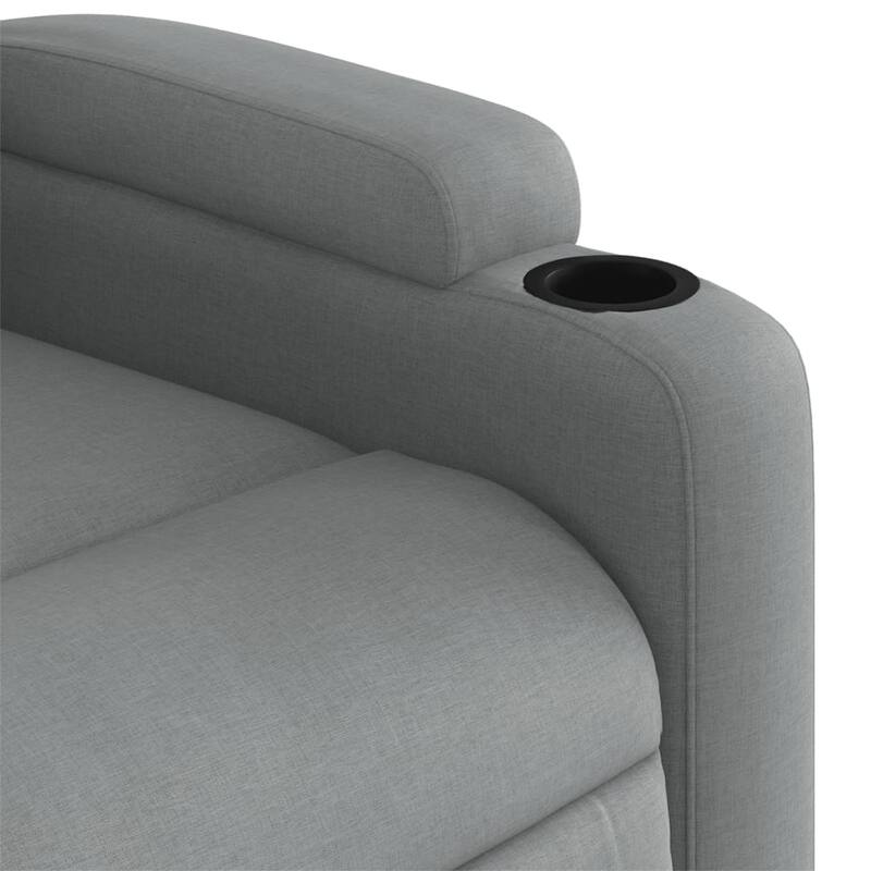 vidaXL Stand up Massage Recliner Chair Power Lift Wingback Armchair Fabric