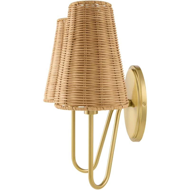 Livabliss Ravalin Traditional Wall Sconce - Brass