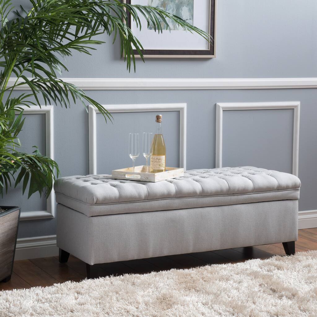 Modern Storage Ottoman for Living Room