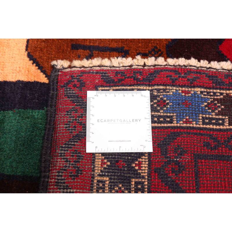 ECARPETGALLERY Hand-knotted Teimani Red Wool Rug - 3'5 x 6'6