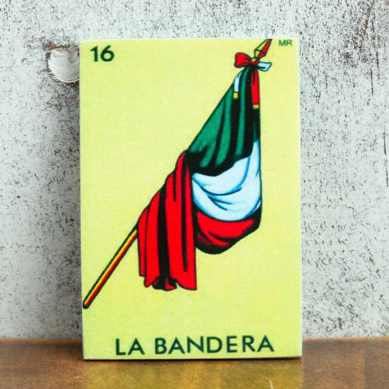Novica Handmade Mexican Pride Decoupage Wood Magnet