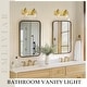 preview thumbnail 95 of 105, Bathroom Vanity Light Fixtures - Farmhouse Wall Light for Bathroom