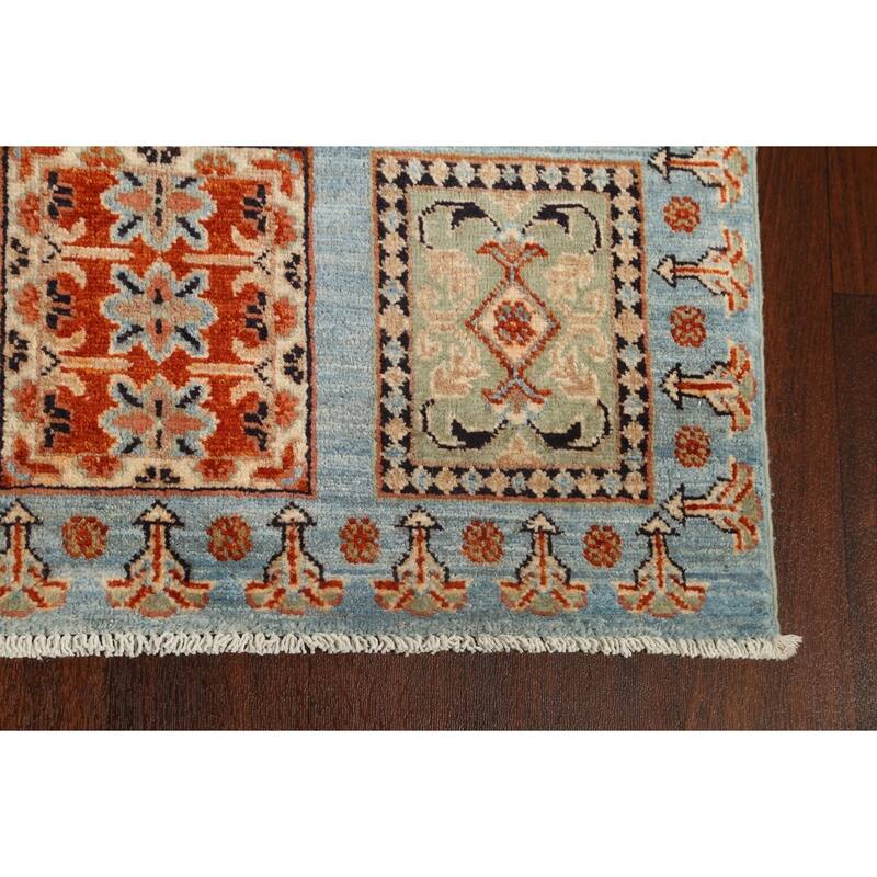 Garden Design Kazak Oriental Staircase Runner Rug Handmade Wool Carpet - 2'9" x 9'7"