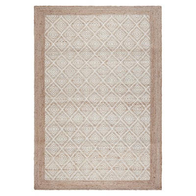 TOWN & COUNTRY TERRA Nalani Textured Diamond 5'X7' Brown