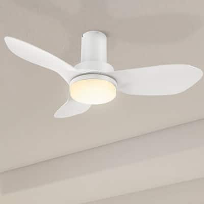 CARRO Haddington 36" ABS 3-Blade Indoor Ceiling Fan with Light and Remote Control