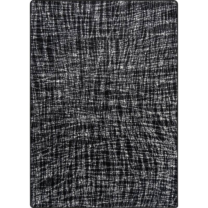 Joy Carpets Impressions Crisscross Area Rug - 5'4" x 7'8" - Shadow