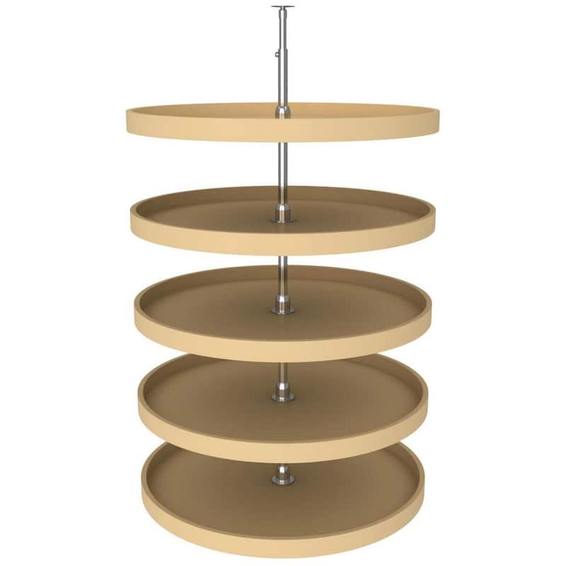 Rev-A-Shelf 6065 Series 32 Inch Full Circle 5 Shelf Lazy Susan