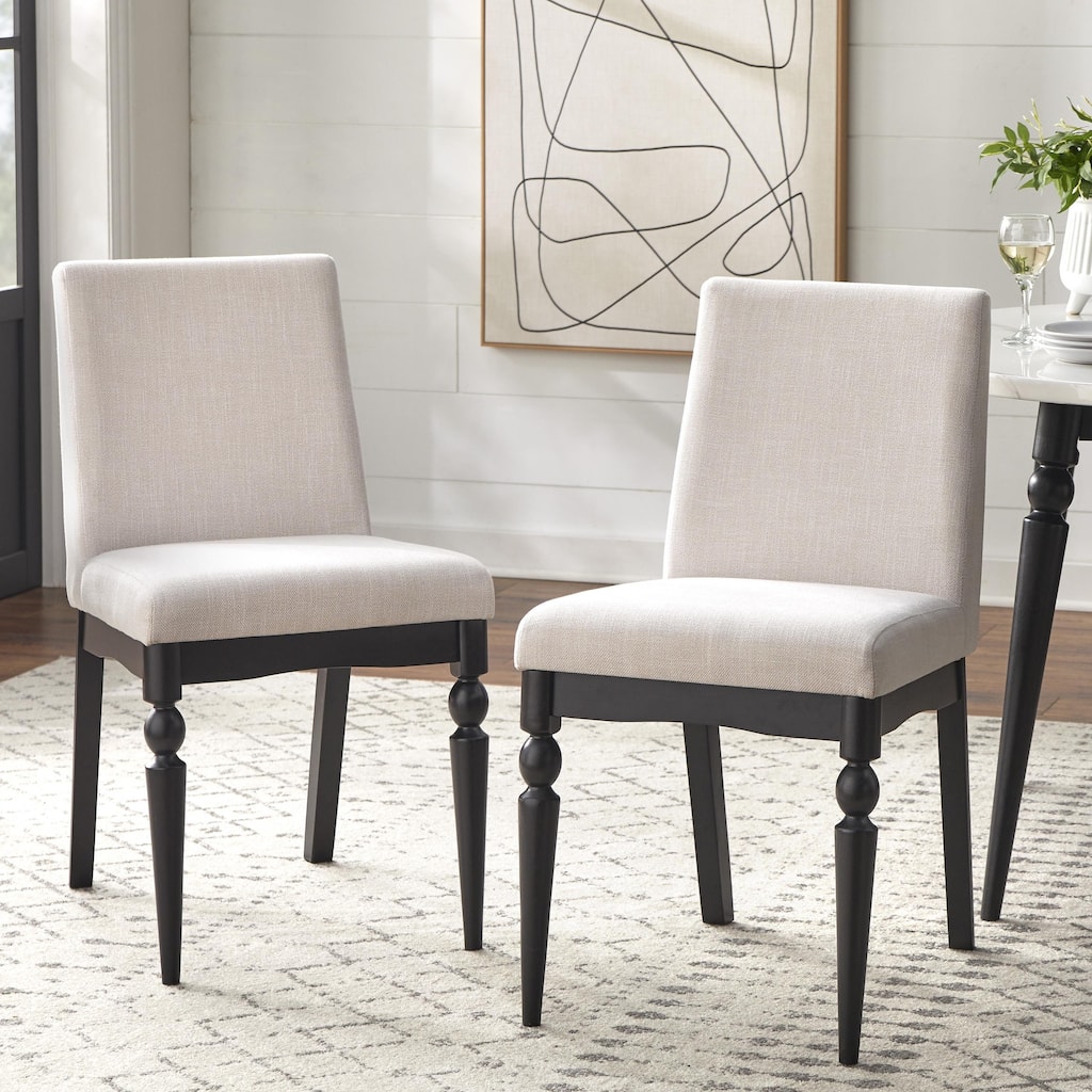 Lifestorey Bertona Upholstered Dining Chair (Set of 2)