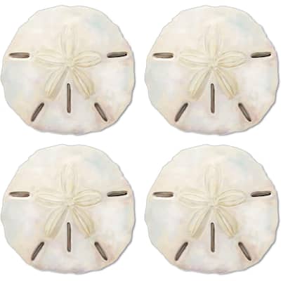 Sand Dollar Reversible Shaped Easy Care Placemat Set of 4 Made in The USA