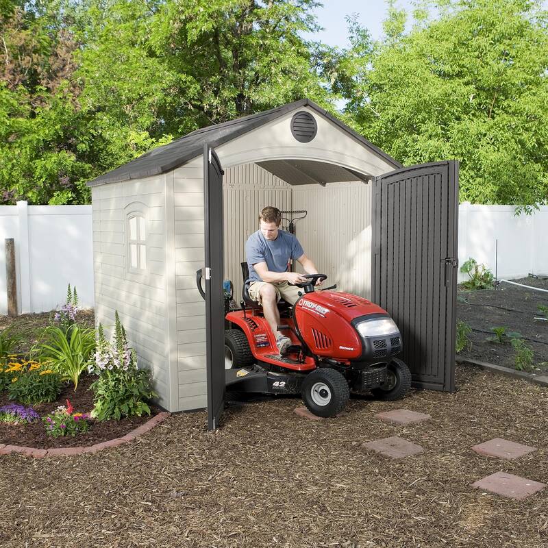Lifetime 8 Ft. x 7.5 Ft. Outdoor Storage Shed (6411)