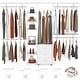 preview thumbnail 30 of 38, 96'' Wide Heavy-duty Closet Organizer, Walk-in Closet System with Drawers and Tower Kit