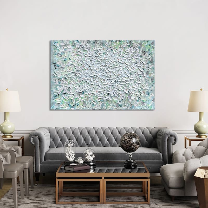 iCanvas "Jasmine - Mint Green" by Nada Khatib Canvas Print