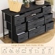 preview thumbnail 3 of 42, 55 Inch TV Stand 10 Drawer TV Dresser with Charging Station