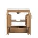 preview thumbnail 19 of 18, 30 Inch Bathroom Vanity with Sink Natural Wood Cabinet with Drawer