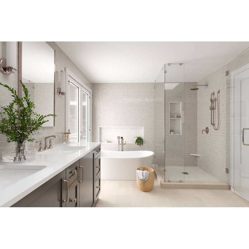 Pfister LG49-RH3 Rhen 1.2 GPM Widespread Bathroom Faucet with Push &