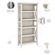 preview thumbnail 58 of 72, Bush Furniture Key West Tall 5 Shelf Bookcase with Adjustable Shelves