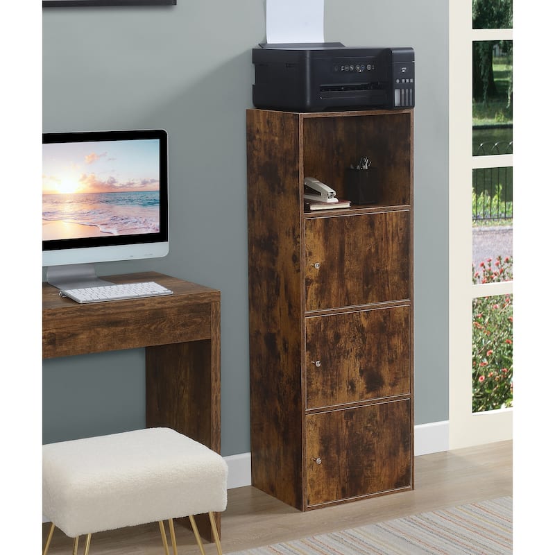 Convenience Concepts Xtra Storage 3 Door Cabinet with Shelf - Barnwood