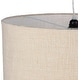 preview thumbnail 4 of 3, Moira Ivory Cotton Drum Pendant - 16"H x 21"W x 21"D
