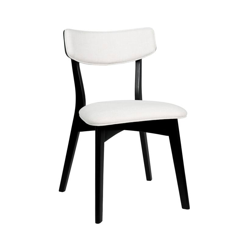 Chazz Mid Century Upholstered Dining Chairs (Set of 2) by Christopher Knight Home